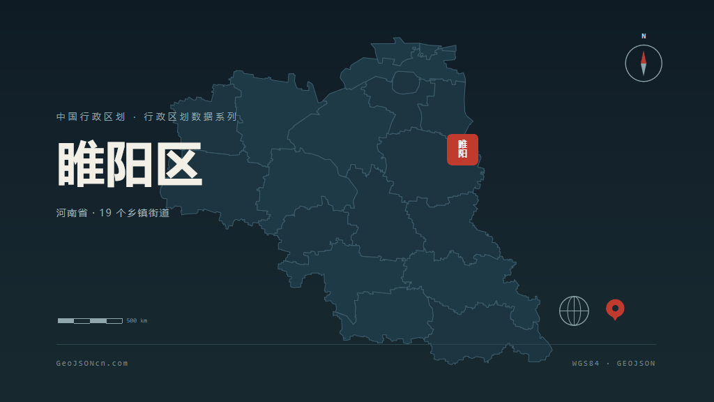 商丘市睢阳区矢量地图PPT模板预览（行政区划代码 411403）